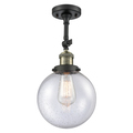 Innovations Lighting One Light Vintage Dimmable Led Semi-Flush Mount 201F-BAB-G204-8-LED